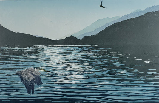 Early morning on the lake